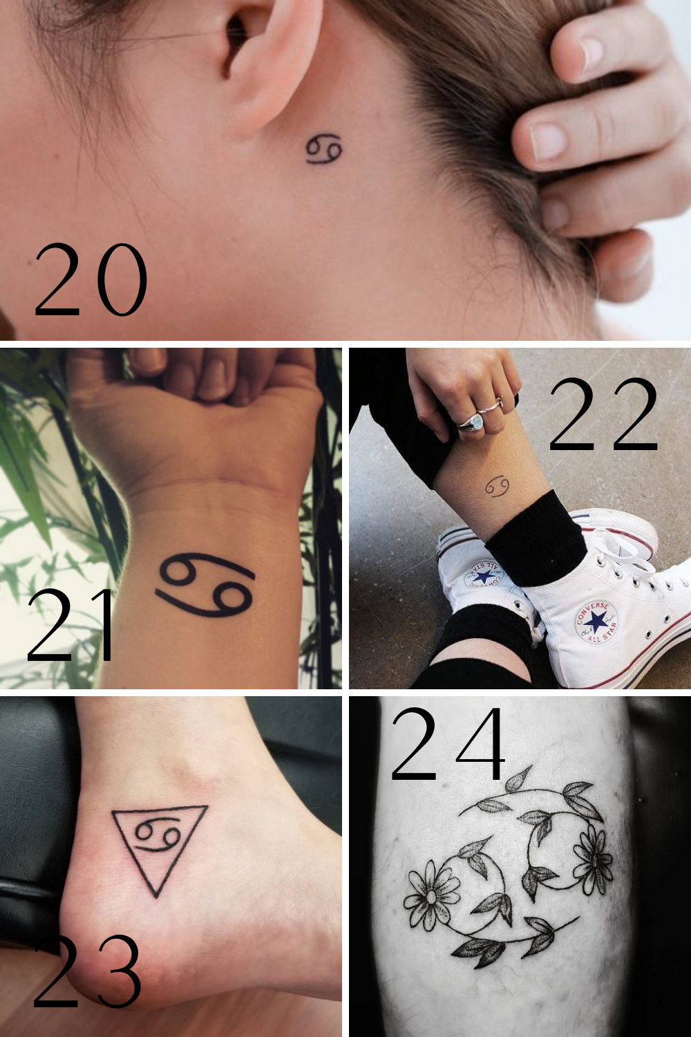 Cancer Zodiac Tattoos With Flowers Unlock The Hidden Meaning And Inspiration