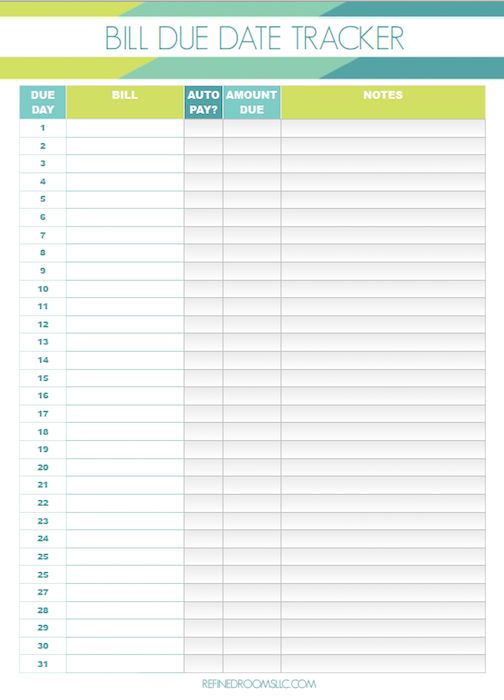 How To Organize Bills Create Your System With This Free Printable Set Bill Organization