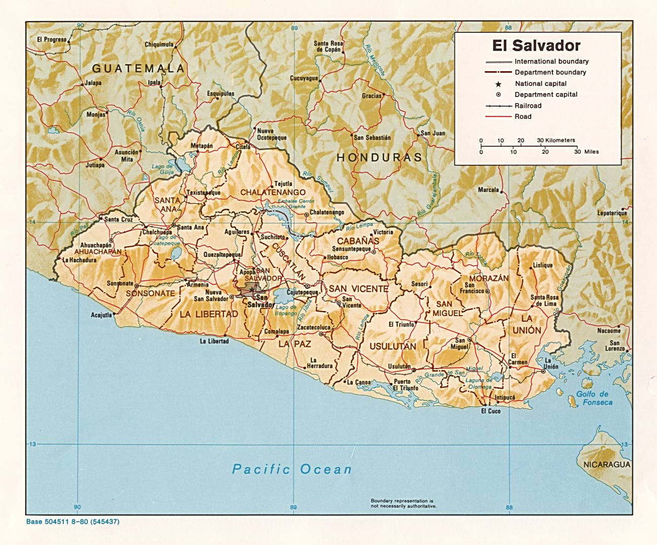 Map Of The El Salvador - FinPack Dev Hub