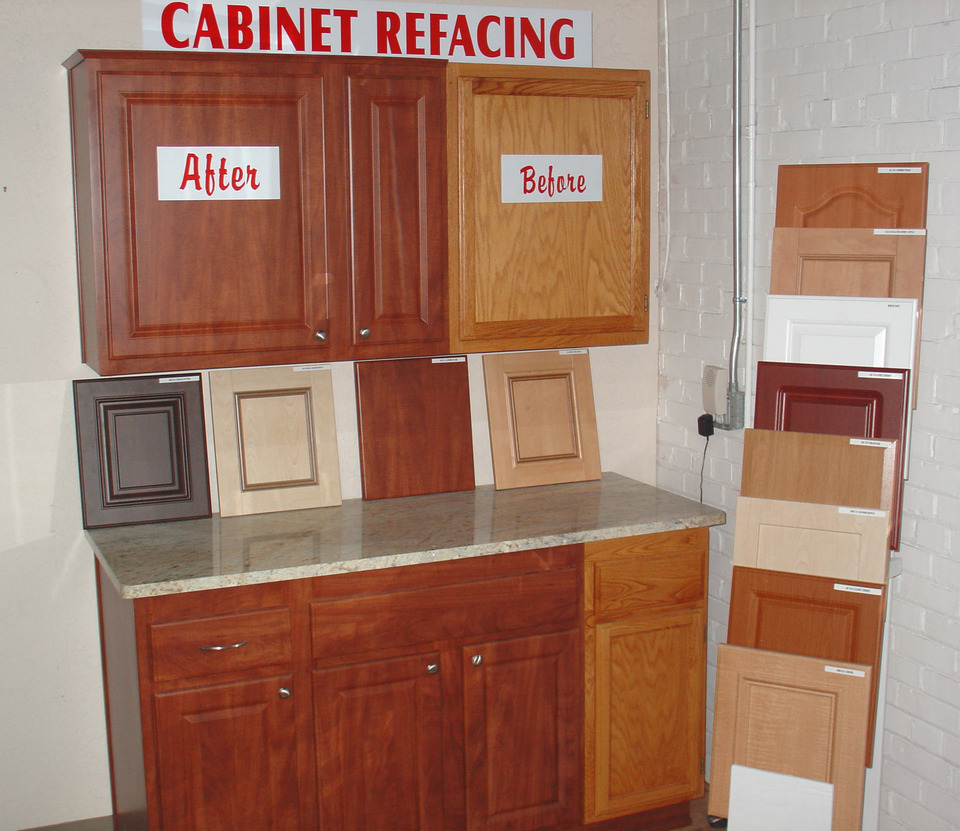 Refinished Cabinets Photos Simple 3 Options To Refinish Kitchen