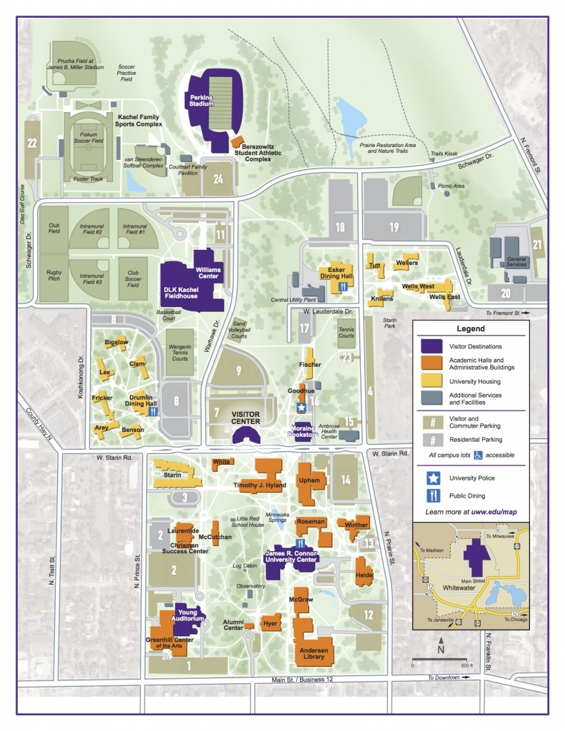 Uw Campus Map University Of Wisconsin Madison